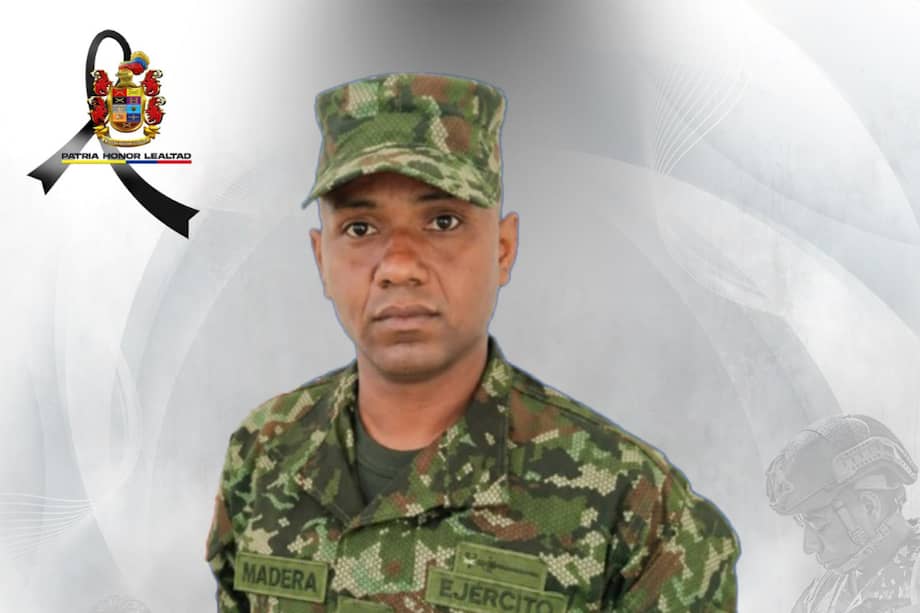La víctima mortal del ataque fue el soldado profesional Neiver Madera Ricardo.