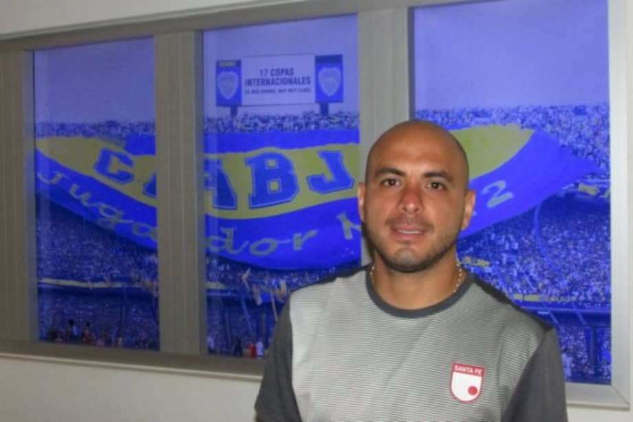 Ómar Pérez posa para el lente de El Espectador en el hotel de Boca Juniors, en Buenos Aires. /Santiago Amoros