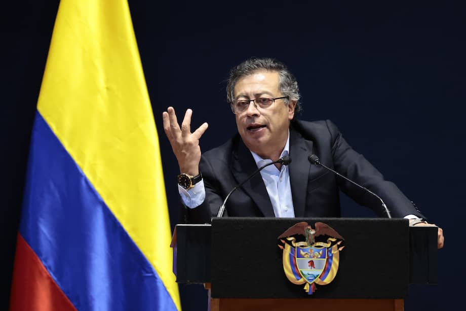 El presidente de Colombia, Gustavo Petro.