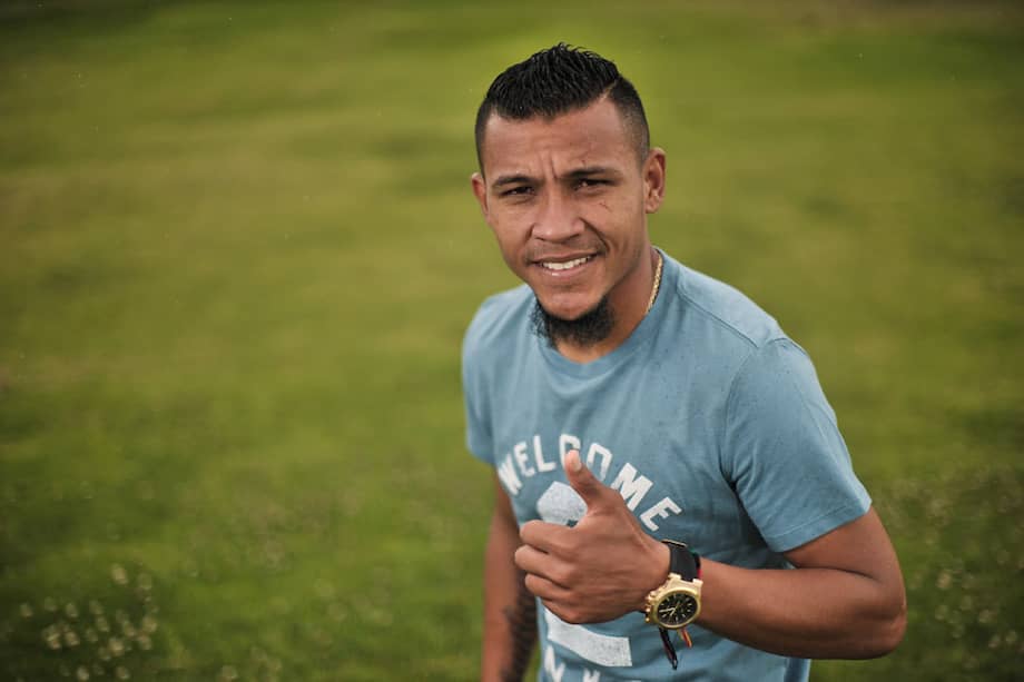 Wilson Morelo, goleador de Independiente Santa Fe en la Liga Postobón. Suma seis tantos y es el tercer anotador del torneo. /Luis Ángel - El Espectador