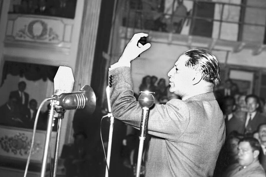 Jorge Eliécer Gaitán, uno de los personajes claves en la historia colombiana, cuya vida fue referida en infinidad de ocasiones por la literatura y la radio. / Archivo