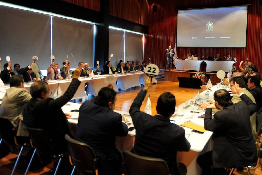 Los directivos del fútbol colombiano aprobaron la creación del Canal Premium. / Dimayor