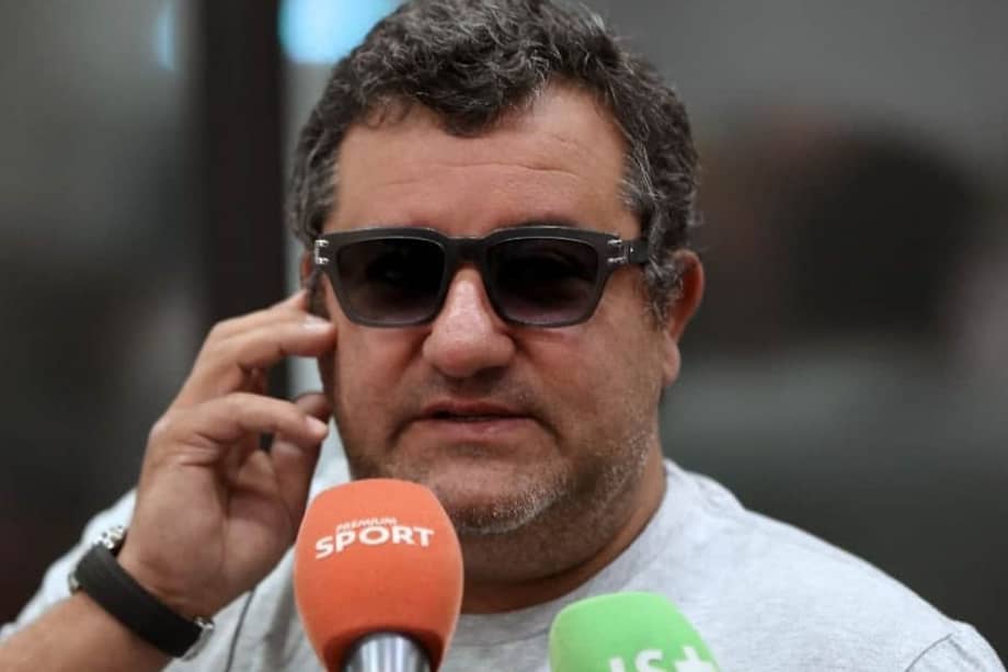 Mino Raiola es representante de futbolistas como Erling Haaland y Paul Pogba // AFP
