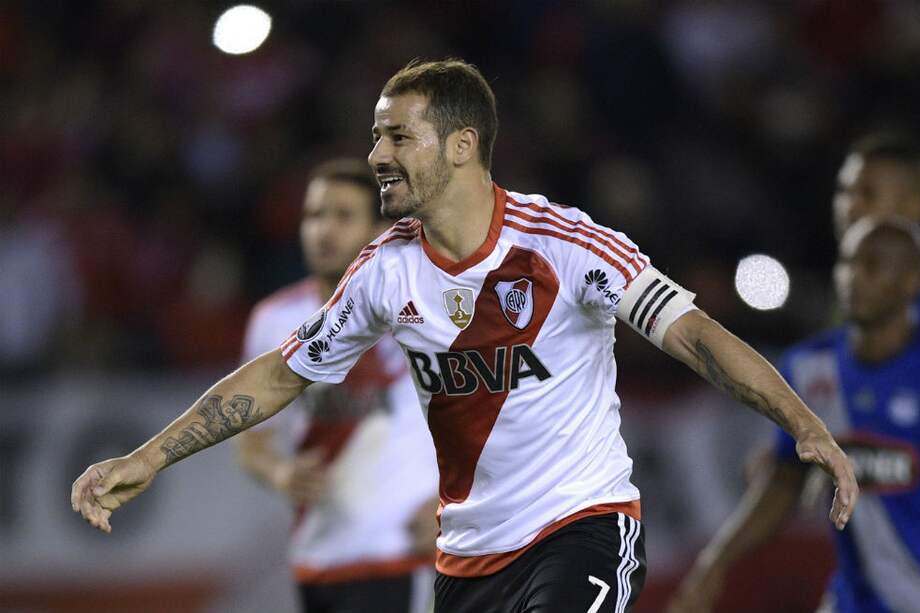 River Plate igualó 1-1 con Emelec. / AFP