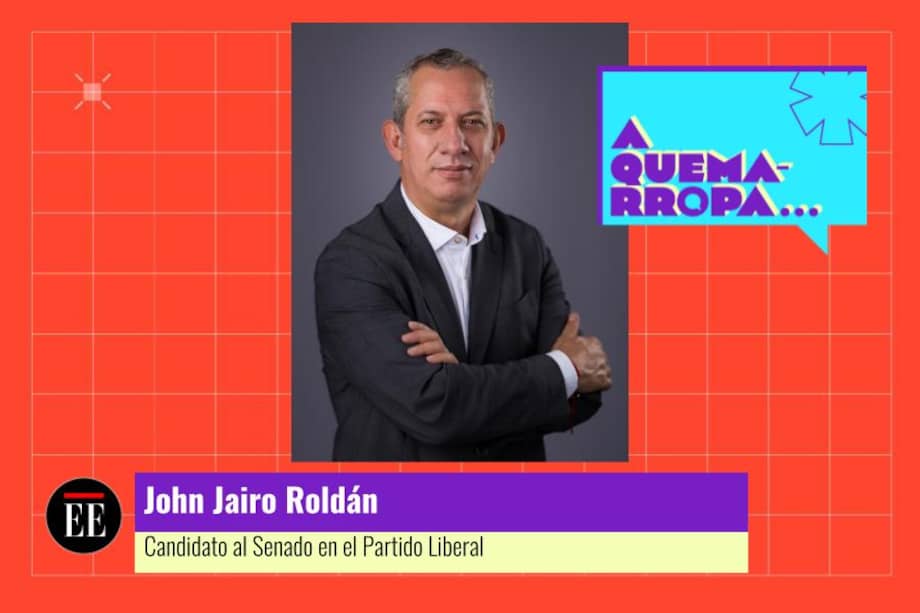 John Jairo Roldán Avendaño tiene el #11 en el tarjetón al Senado del Partido Liberal.