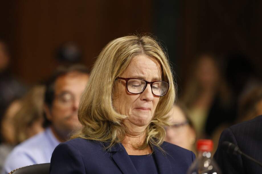 Christine Blasey Ford, presunta víctima de Brett Kavanaugh. / AFP