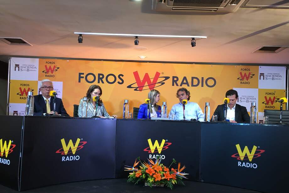 Foro W Radio con precandidatos presidenciales sobre corrupción. / El Espectador