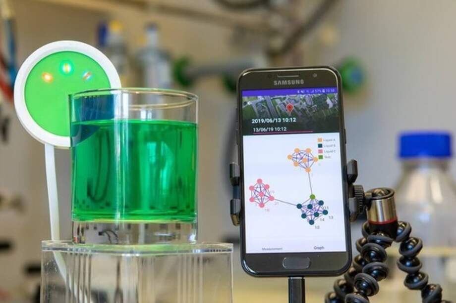 La lengua electrónica, Hypertaste, analiza la composición de líquidos en menos de un minuto. / IBM Research
