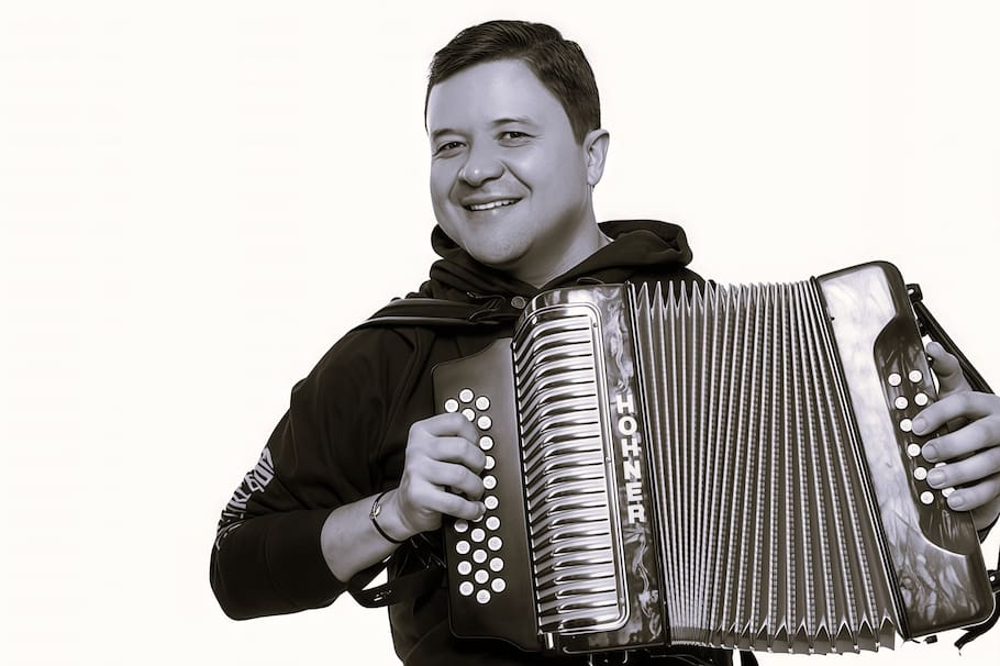 Joche Zuluaga, acordeonero vallenato.