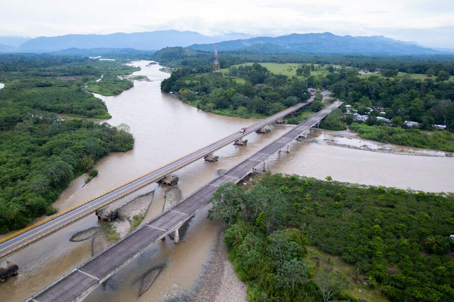 El puente sobre el río Sogamoso marca el inicio de Magdalena II.