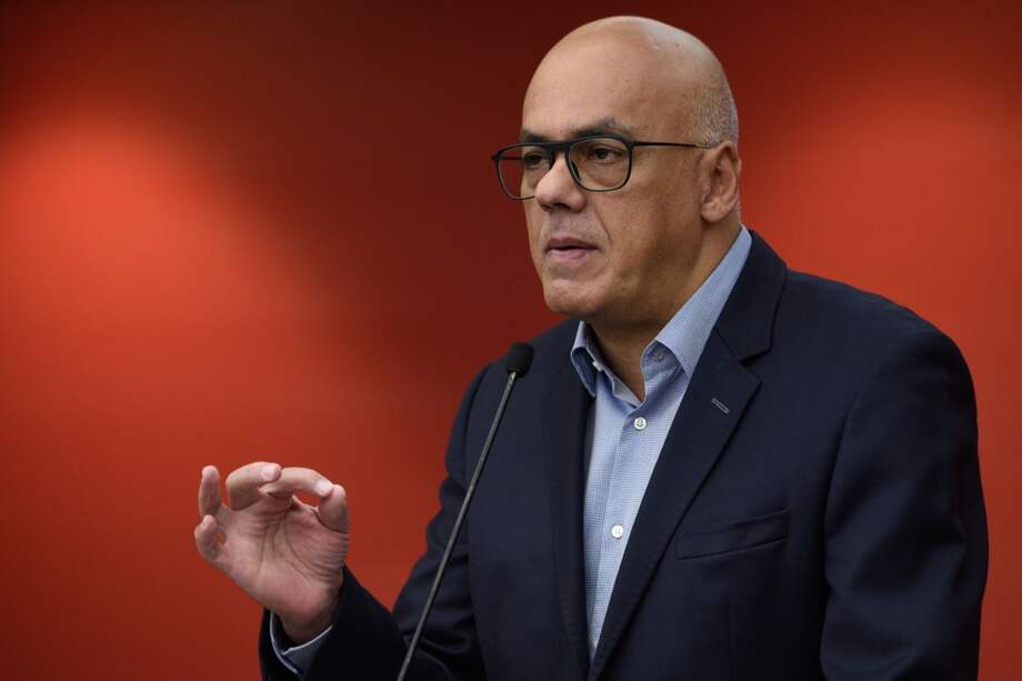 Jorge Rodríguez, ministro de Comunicación de Venezuela. / AFP