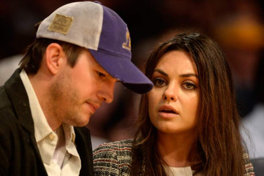 Ashton Kutcher y Mila Kunis.