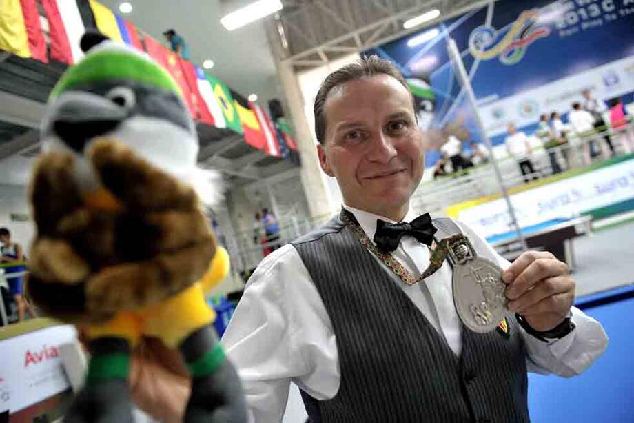 El billarista Eddy Merckx es homónimo del mejor ciclista de la historia. /Luis Ángel