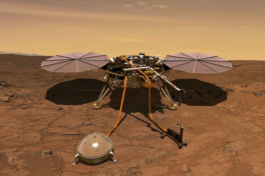 Ilustración de la misión Insight. / Nasa