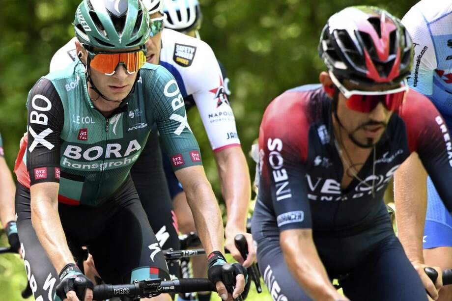 Daniel Felipe Martínez se prepara para el Tour de Francia.