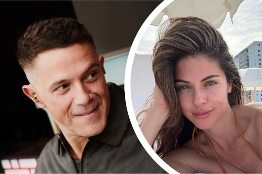 Alejandro Sanz y Stephanie Cayo