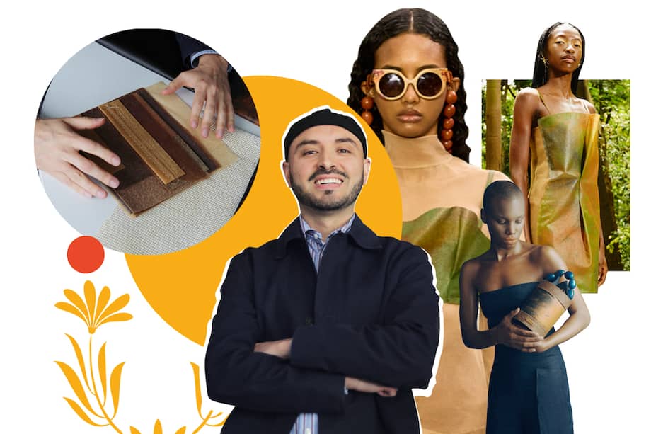 "Los biomateriales son la respuesta de la ciencia y el diseño a la crisis climática y al impacto que tiene la industria de la moda en el medioambiente", David Cabra.