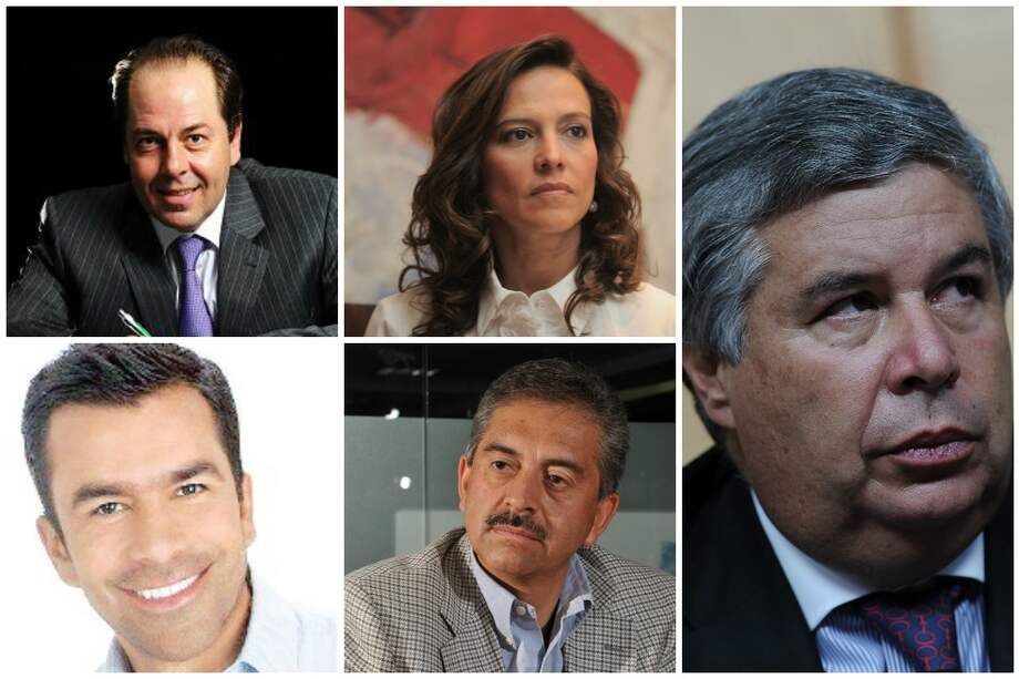 José Miguel Santamaría. Nancy Patricia Gutiérrez. Víctor G. Ricardo. Jorge Emilio Rey. Joaquín Camelo. /Correval, Archivo - El Espectador, Congreso Visible