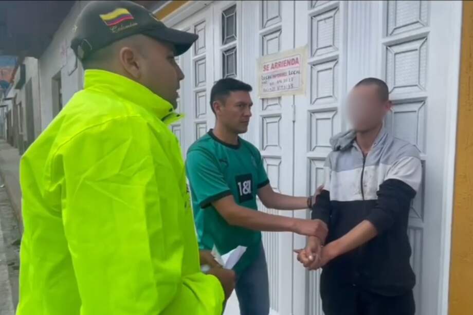 El sujeto fue capturado en flagrancia