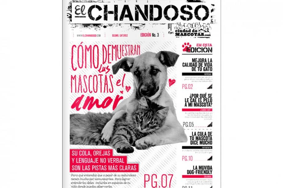 Periódico gratuito sobre mascotas / Periódico gratuito sobre mascotas