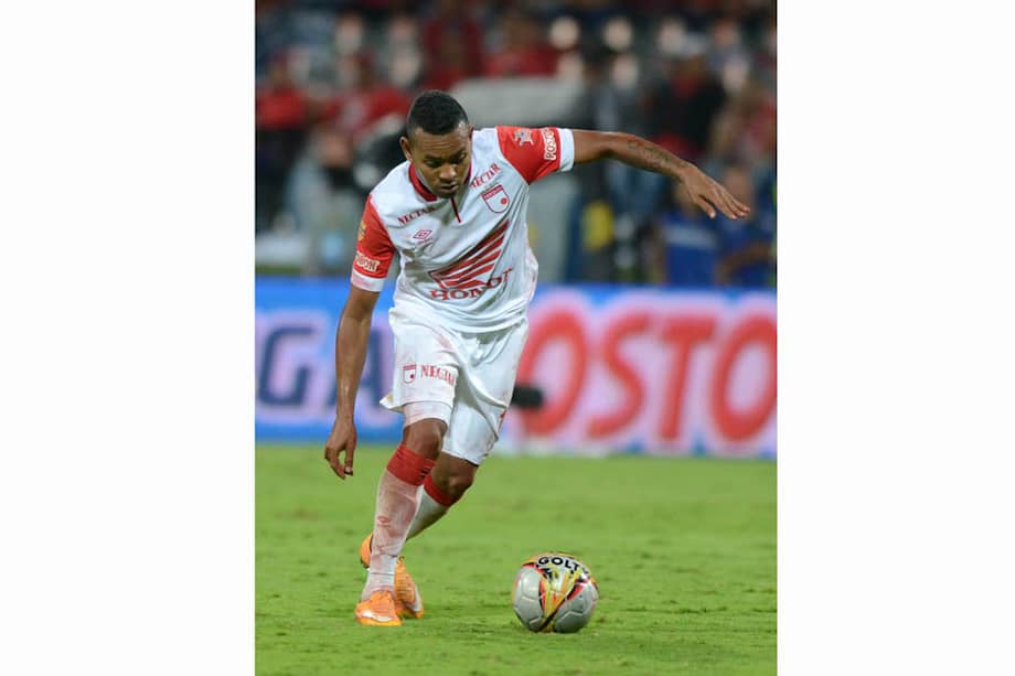 Armando Vargas, volante de Independiente Santa Fe. / Luis Benavides