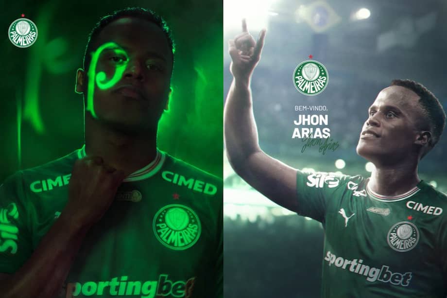 Jhon Arias apenas duró seis meses en Inglaterra. Ahora regresa a Brasil, pero a Palmeiras.