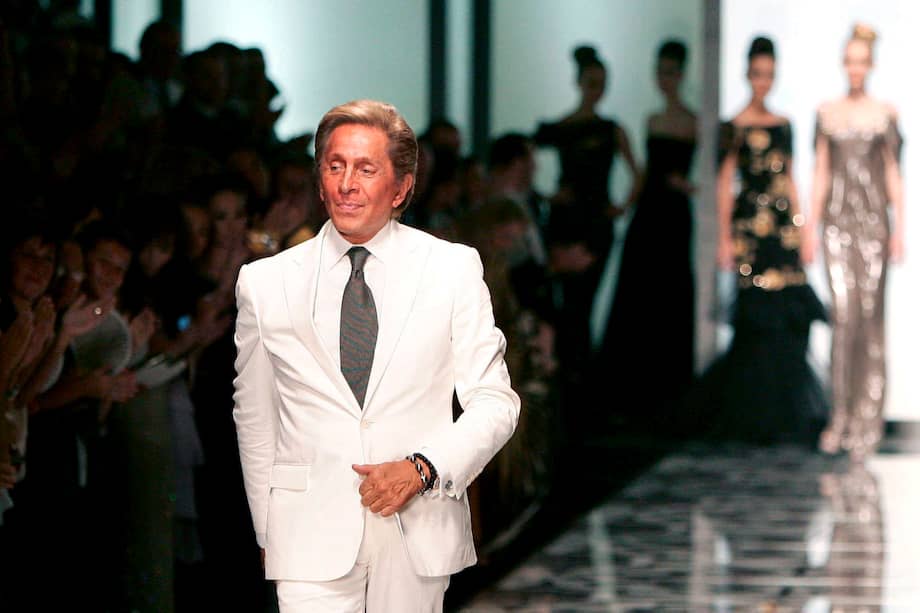 El diseñador de moda italiano Valentino Garavani celebró 45 años en el mundo de la moda con el estreno de su última línea de alta costura en el «Complesso Monumentale di Borgo Santo Spirito in Sassia», en Roma, Italia, el 7 de julio de 2007. EFE/EPA/Alessandro Di Meo