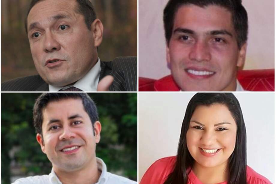 Antonio Sanguino, Fabio Arroyave, Mateo Trujillo y María Fernanda Perdomo.