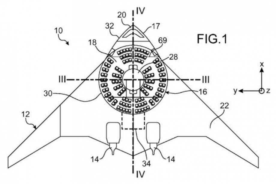 Así luce el modelo de avión patentado. / Agencia de Información y Noticias Científicas Sinc