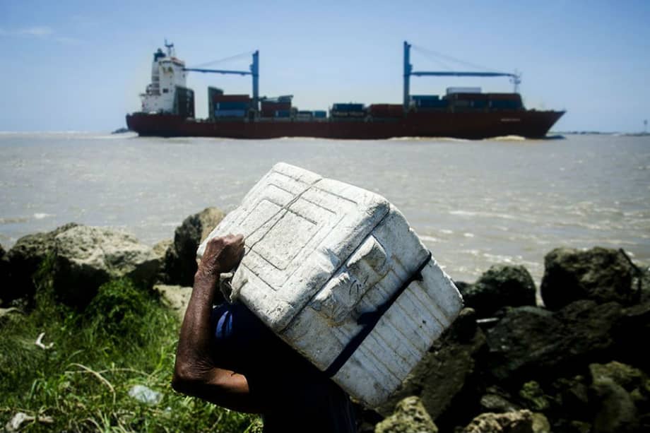 Desembocadura del Magdalena en Barranquilla, después de recorrer 1.540 kilómetros. / Carlos Andrés Cordero Peña