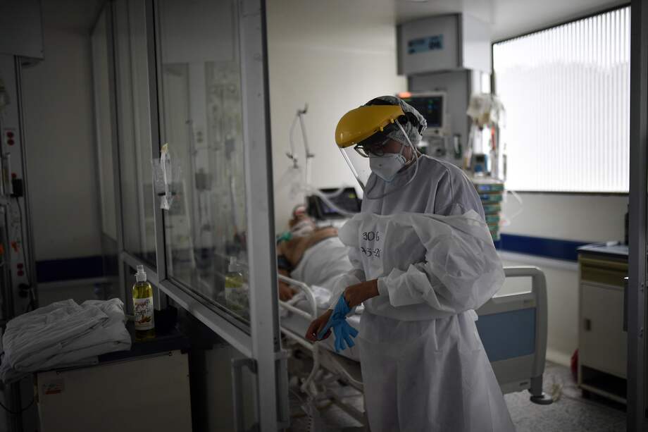 Unidad de cuidados intensivos UCI de este hospital ubicado al sur de Bogotá