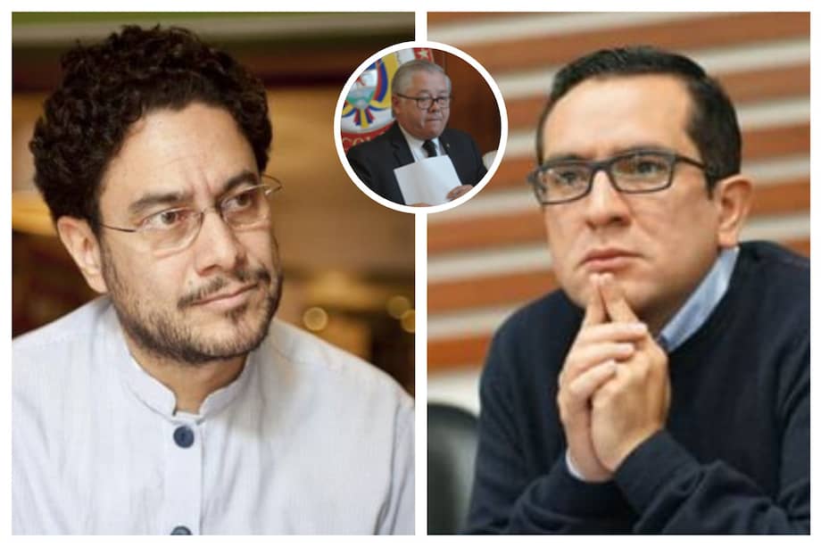 Según explicó Rodríguez (derecha), el magistrado (centro) los invitó a conciliar. "Yo le ofrecí disculpas por el malentendido e Iván Cepeda (izquierda) y yo nos reunimos, pudimos hablar y dialogar sobre cómo habían sido las circunstancias", explicó.