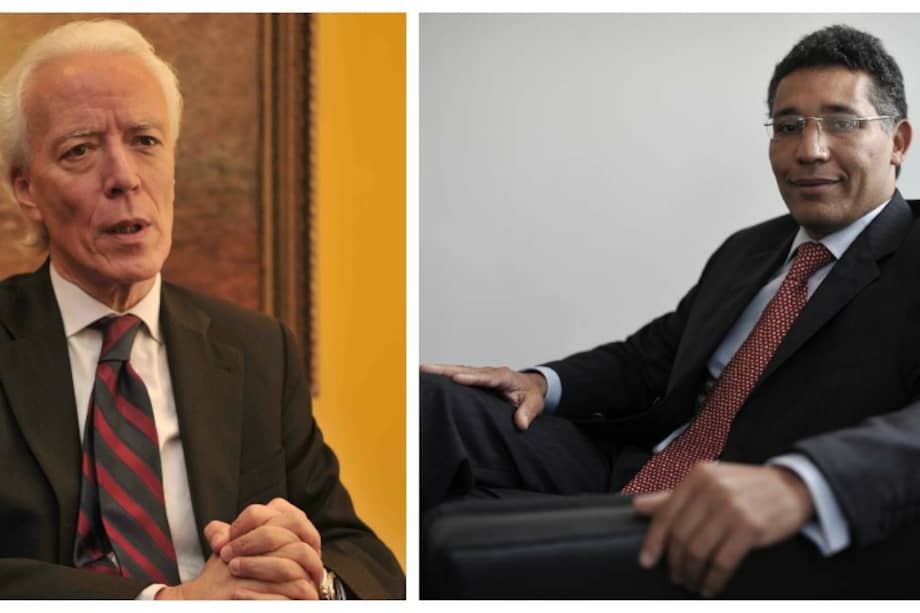 El exprocurador Carlos Gustavo Arrieta, vocero de Prosegur. / El abogado Evaristo Rodríguez, vocero de Andevip. / Óscar Pérez