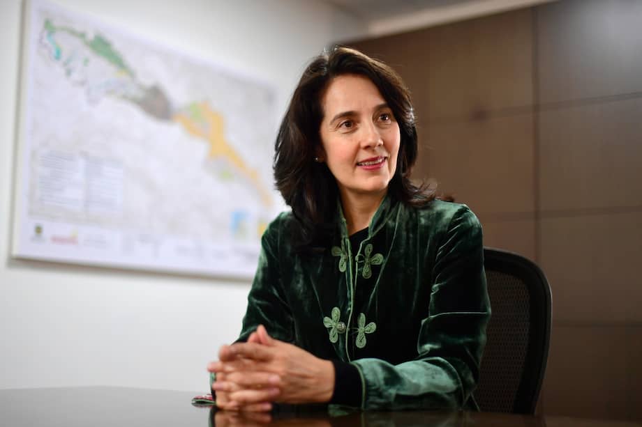 Adriana Soto, secretaria distrital de Ambiente, entrega el balance de su cartera durante 2025. / Óscar Pérez