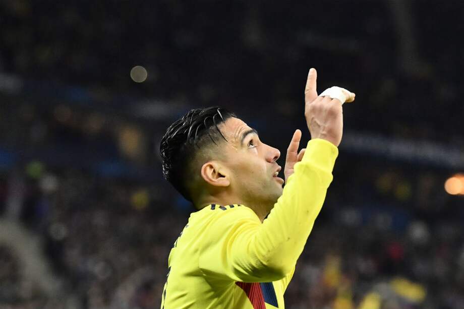 Falcao se despidió de Pékerman en su cuenta de Instagram. / AFP