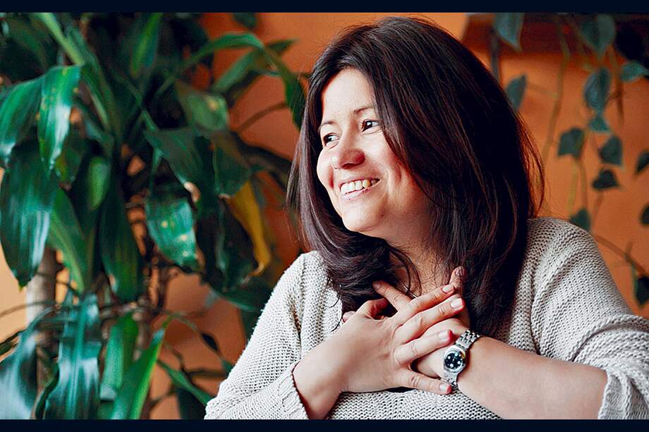 Claudia Méndez, experta en “coaching” y ahora promotora de una exposición en homenaje a su pueblo. Gustavo Torrijos