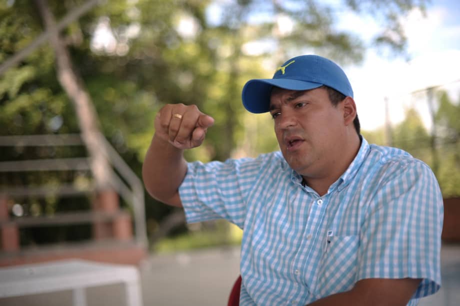 René Galindo ha denunciado la deforestación en Lejanías, Meta, desde enero del 2017/ Mauricio Alvarado