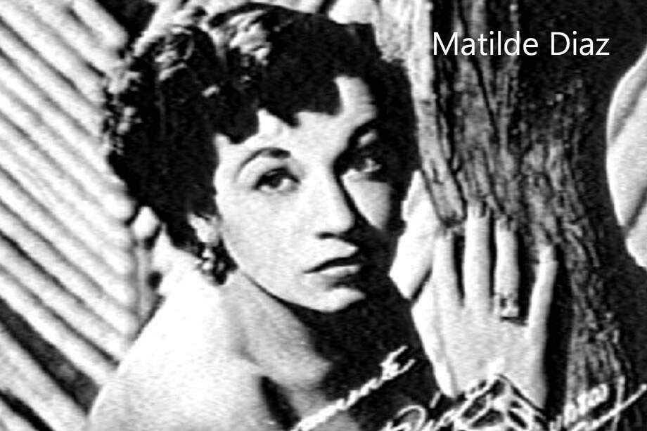 Matilde Díaz fue una de las primeras mujeres en apropiarse del lugar principal dentro de una orquesta en Colombia. / Cortesía