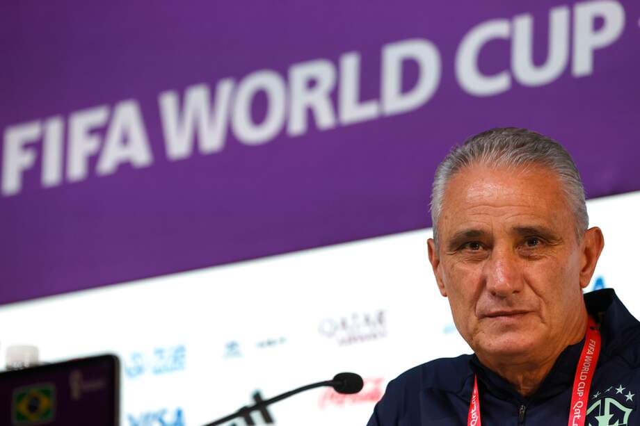 El seleccionador de Brasil dio una rueda de prensa previa al partido de mañana ante Corea del Sur.
