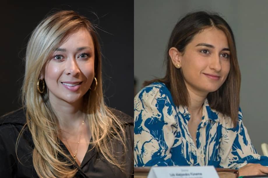 Katherine Miranda, representante de Alianza Verde, y Laura Sarabia, nueva directora del Dapre