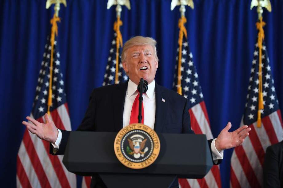 El presidente de EE.UU., Donald Trump, y su visión del mundo. / AFP