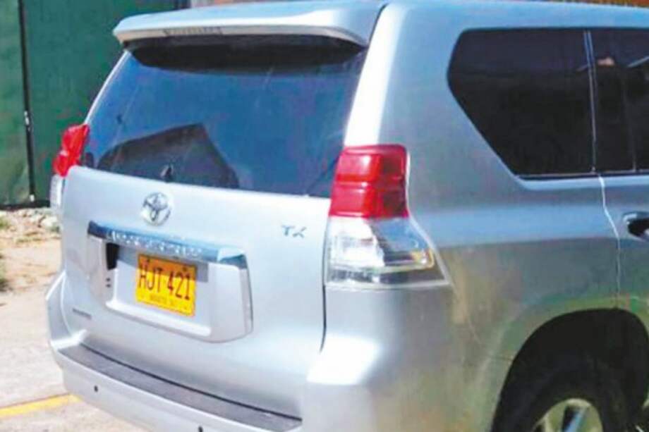 Esta es la camioneta que la Policía quería decomisarle a Luz Almanza. / Cortesía