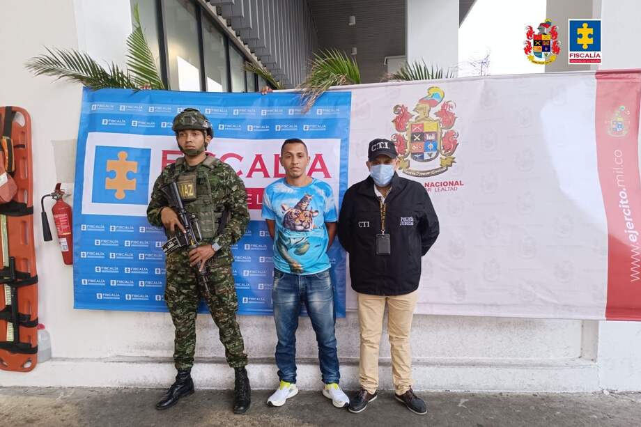 Diego Andrés Mestre, alias de Cascón, presunto explosivista del Ejército de Liberación Nacional (ELN).