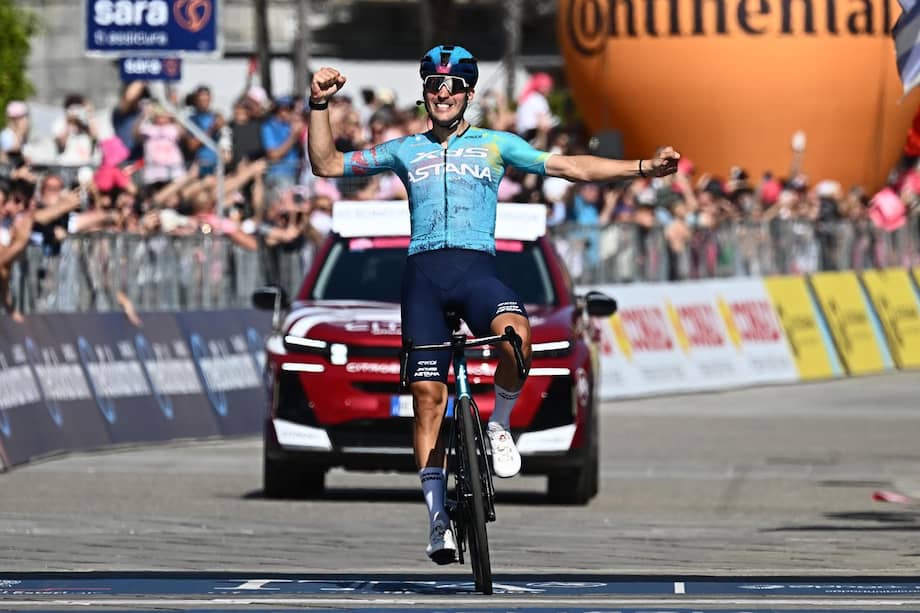 Alberto Bettiol ganó en solitario la etapa 13 del Giro de Italia 2026 tras atacar en la subida a Ungiasca.
