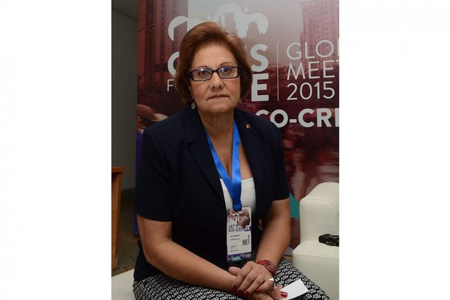 Helen Fernández, alcaldesa (e) de Caracas. / Luis Benavides