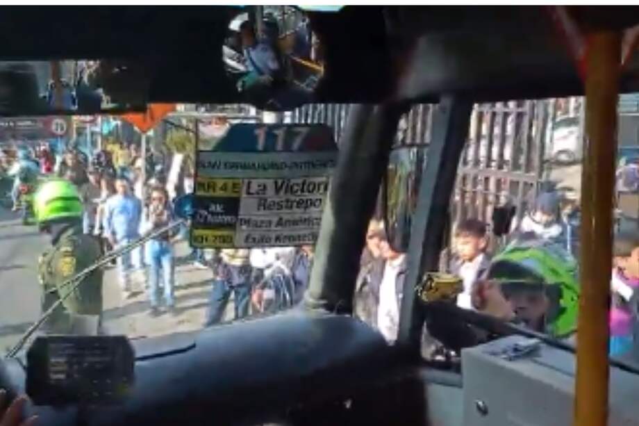 Según la versión del conductor, el reclamo de los policías se dio porque había chocado la patrulla, "pero no lo estrellé"