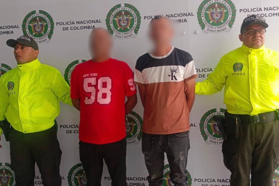 Jesús Alberto Hernández Morales y Kelvis Daniel Sequeira Delgado, serían las identidades de los capturados.