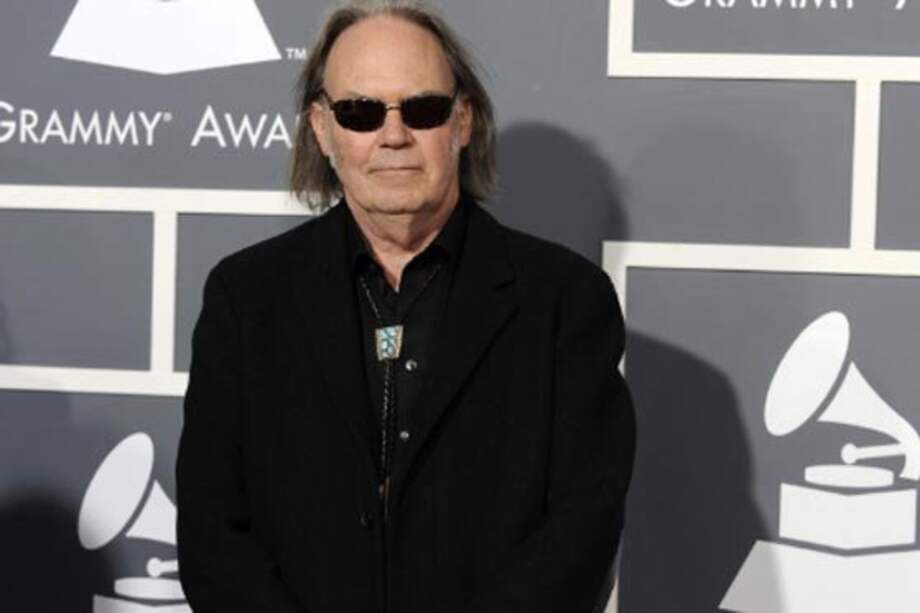 Neil Young en los Grammy 2011.
