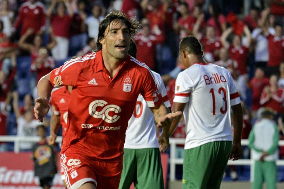 Ernesto Farías, delantero del América de Cali. / Cortesía El País