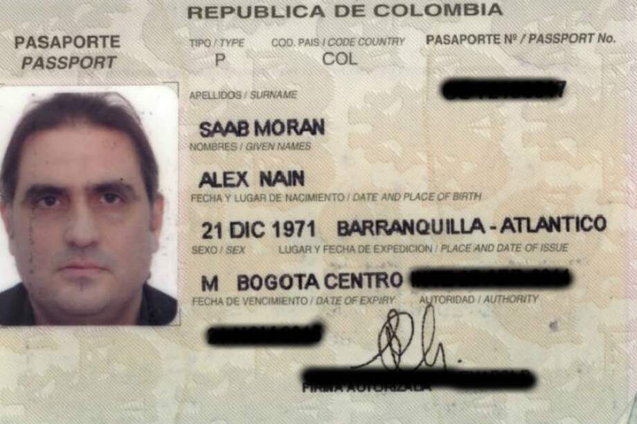 Documento del empresario barranquillero Álex Saab, pedido extradición en Estados Unidos por un presunto lavado de US$350 millones / Archivo El Espectador.